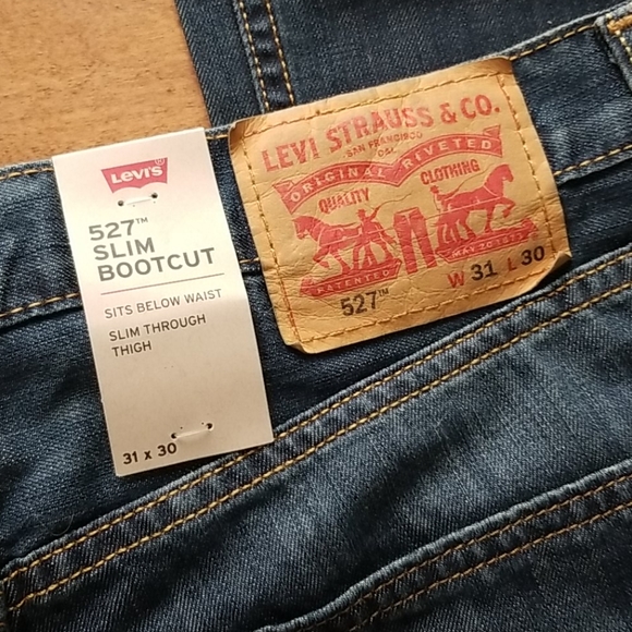 NWT Levi's 527 slim bootcut 31x30 - Picture 4 of 5